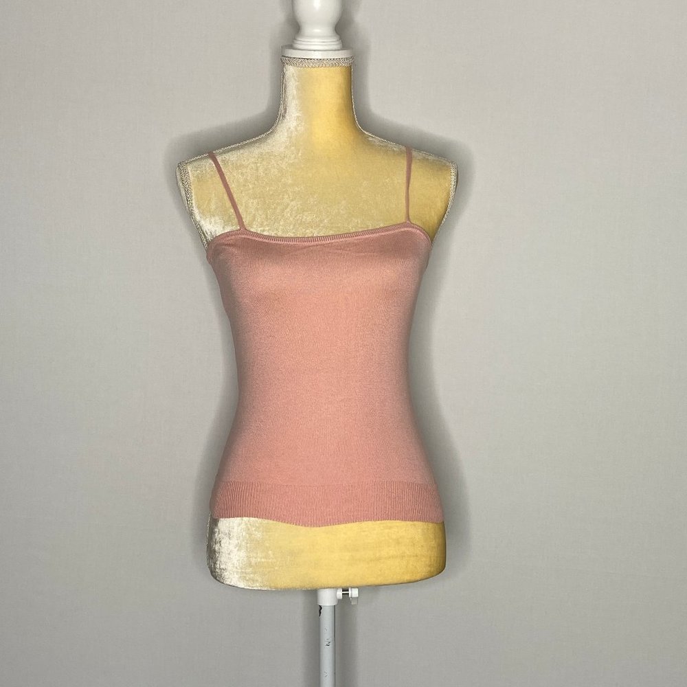 agnis b Camisole Top Spaghetti Strap Knit NWT